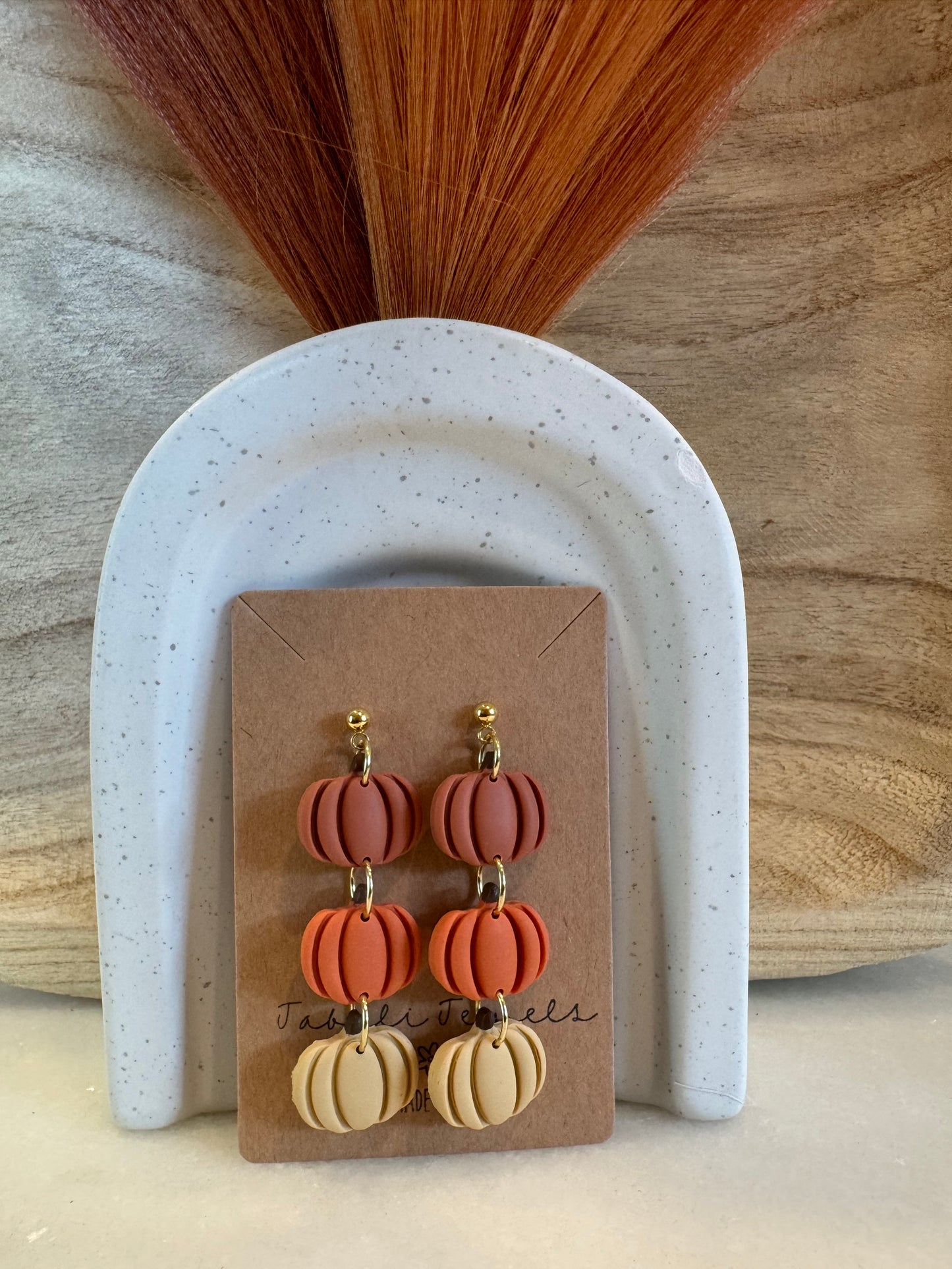 Multi color Pumpkin Dangle
